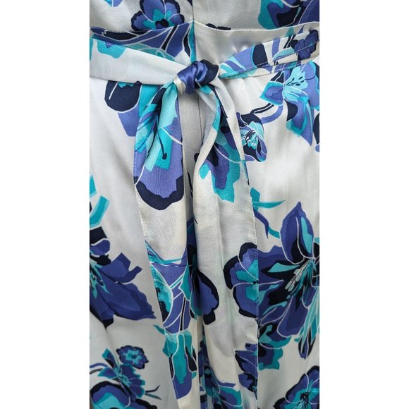 💜Guess Silk Floral Dress with Convertible Tie-Waist - Picture 5 of 9